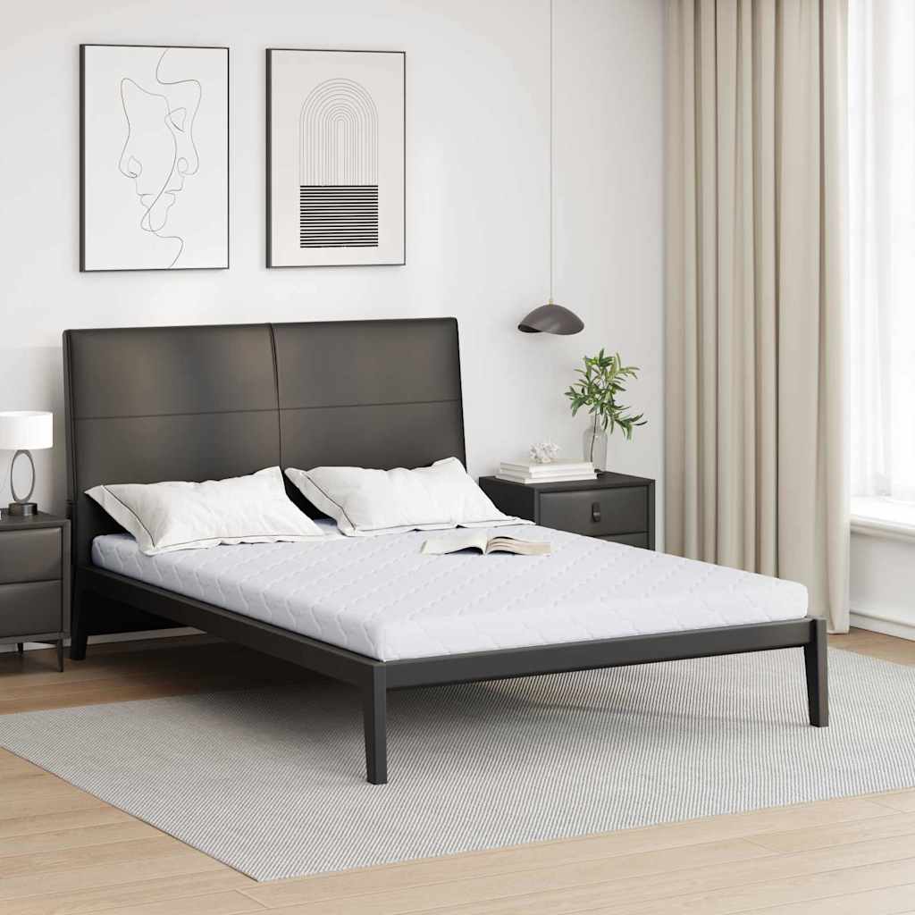 vidaXL Materac Biały 140 x 190 cm Tkanina żakardowa