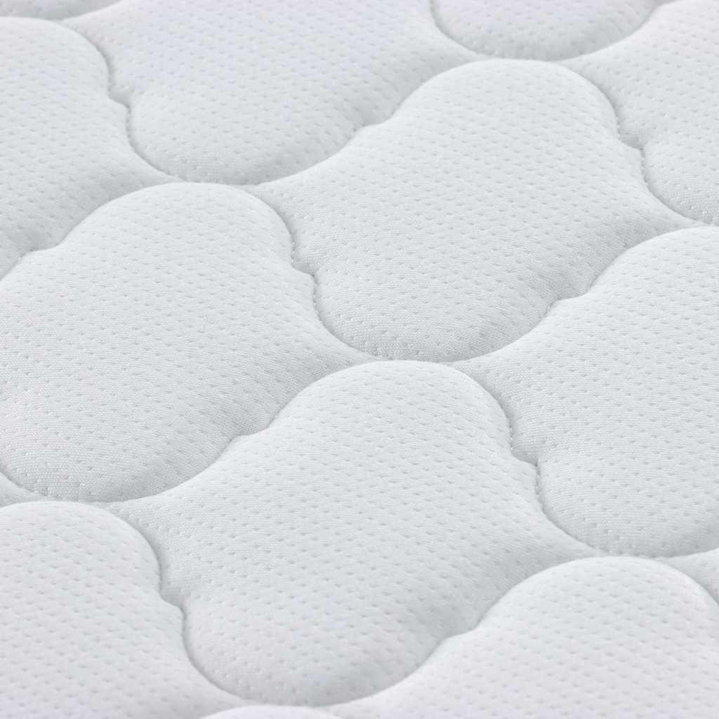 vidaXL Materac Biały 140 x 200 cm Tkanina żakardowa