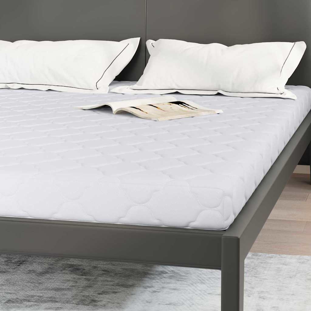 vidaXL Materac Biały 160 x 200 cm Tkanina żakardowa