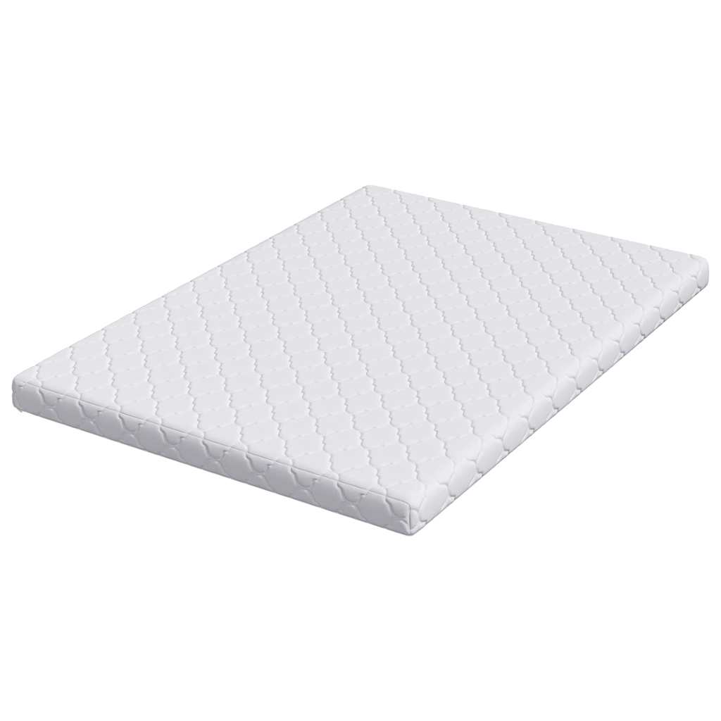 vidaXL Materac Biały 160 x 200 cm Tkanina żakardowa