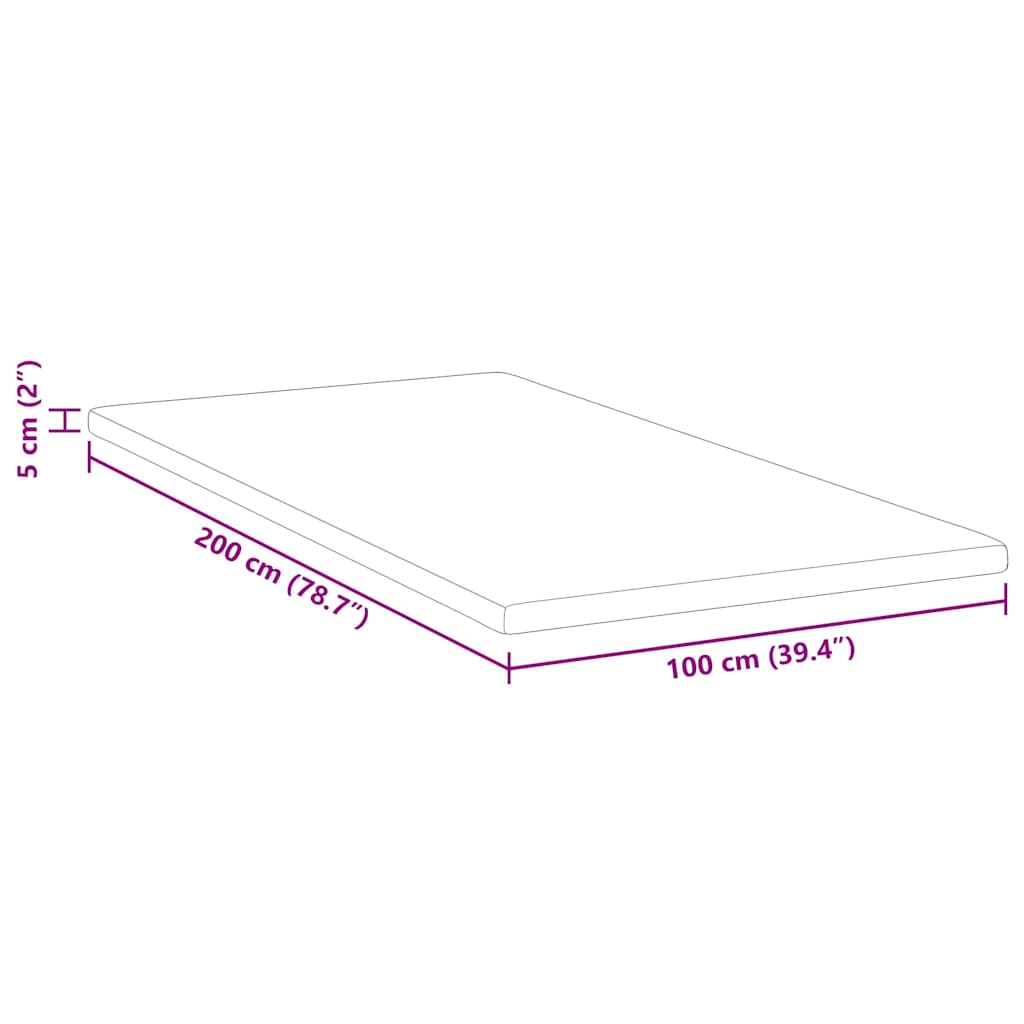vidaXL Czapka kokosowa Biały 100 x 200 cm Tkanina żakardowa