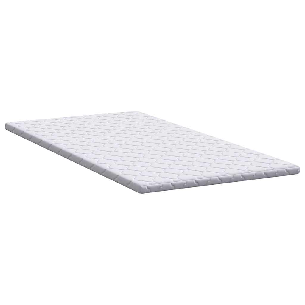 vidaXL Czapka kokosowa Biały 120 x 200 cm Tkanina żakardowa