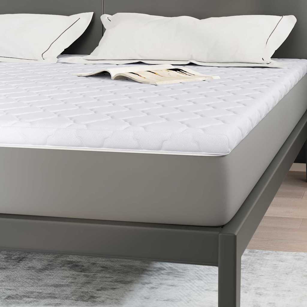 vidaXL Czapka kokosowa Biały 200 x 200 cm Tkanina żakardowa