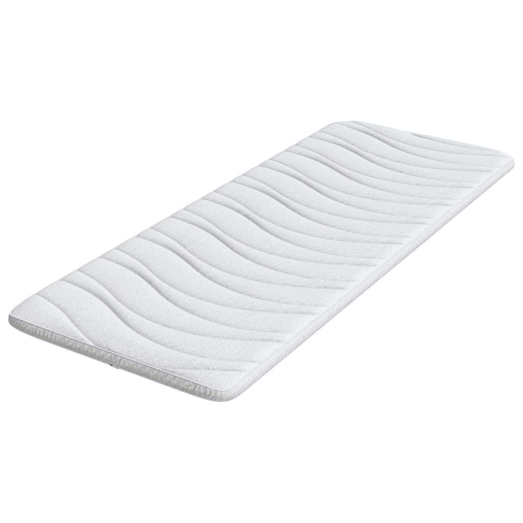 vidaXL Nakładka na materac Biały 70 x 200 cm Dzianina