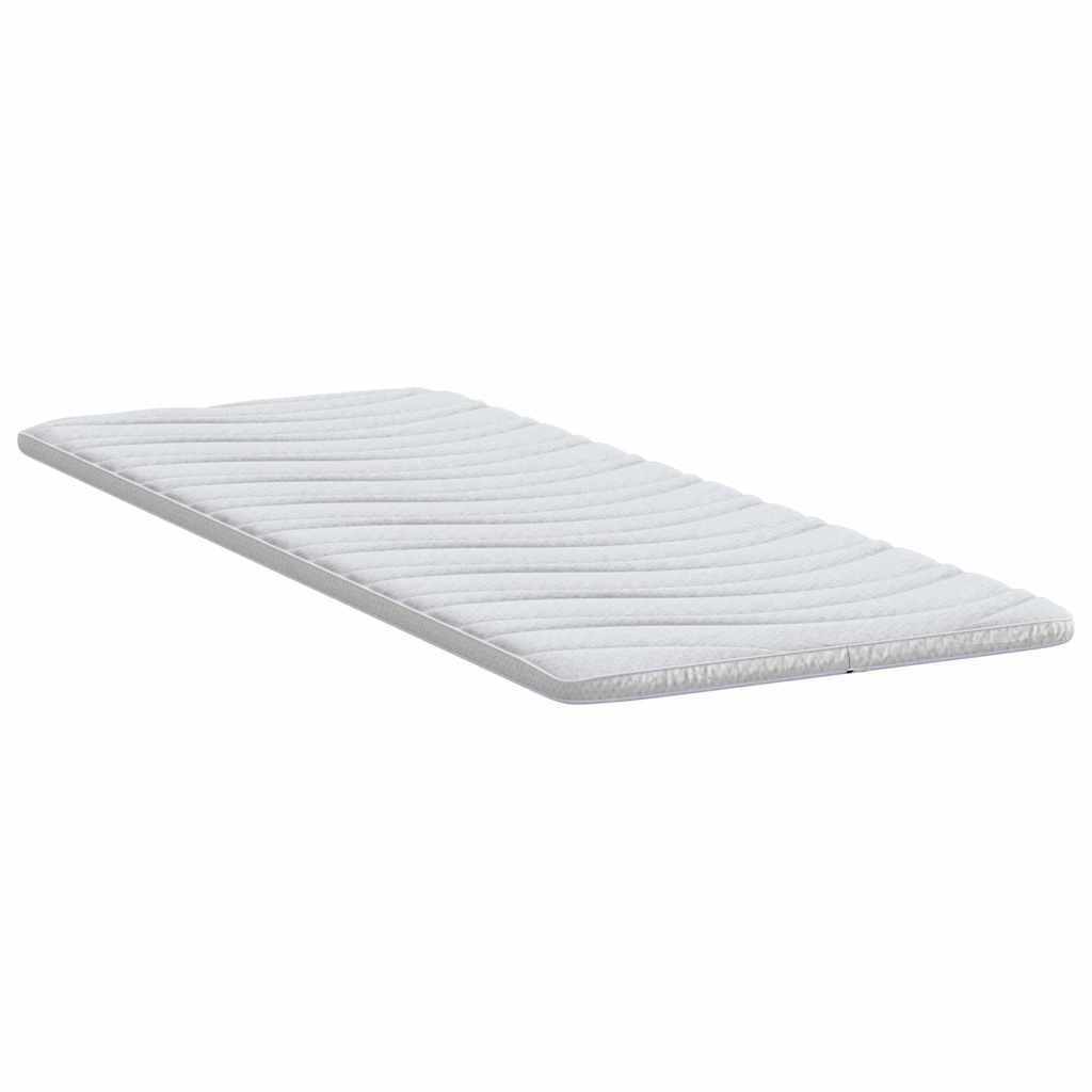 vidaXL Nakładka na materac Biały 70 x 200 cm Dzianina