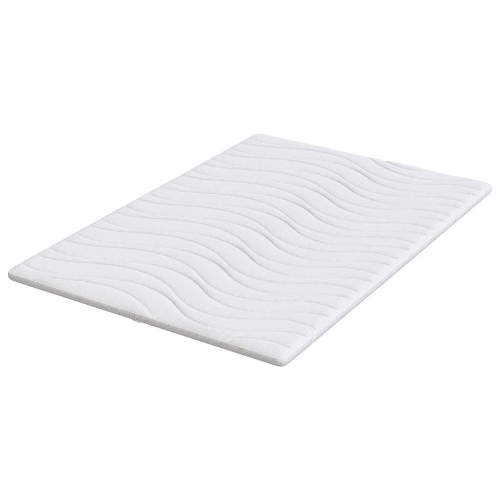 vidaXL Nakładka na materac Biały 140 x 200 cm Dzianina