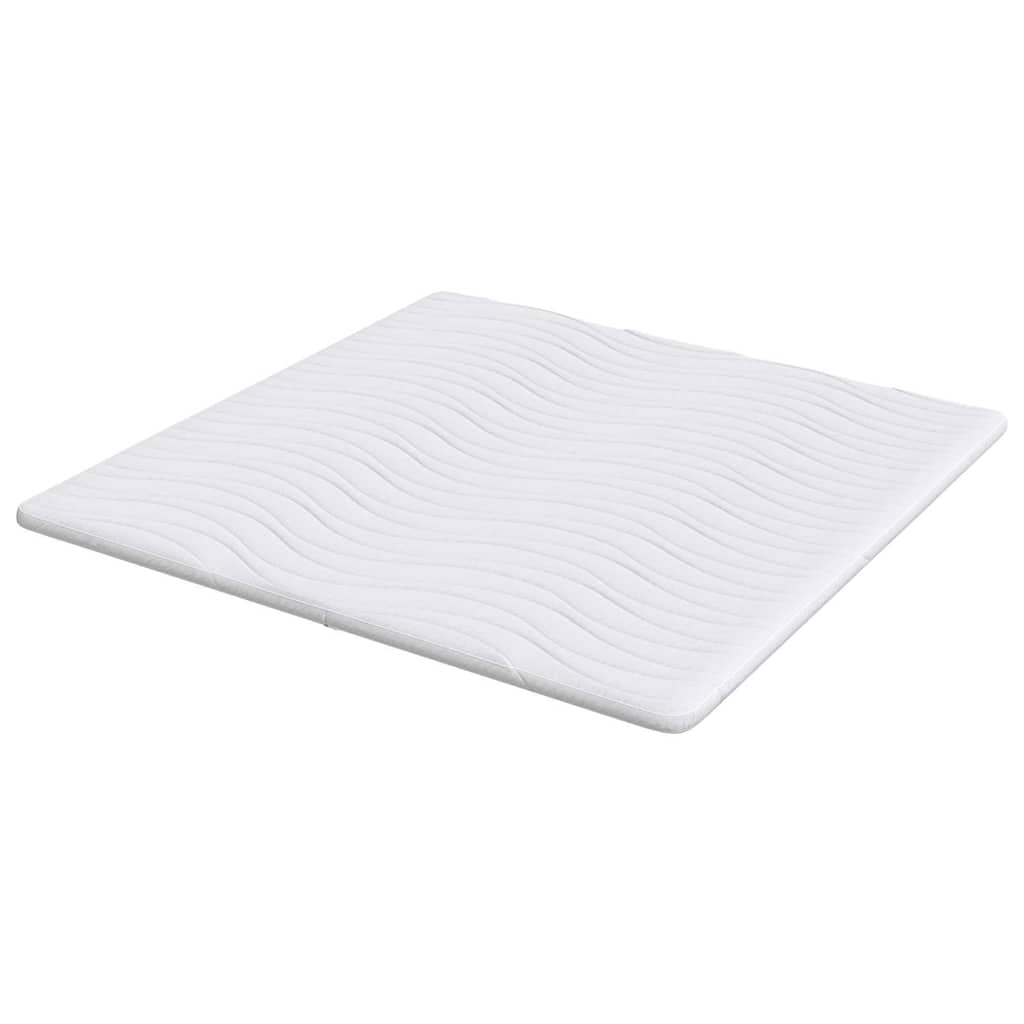 vidaXL Nakładka na materac Biały 180 x 200 cm Dzianina