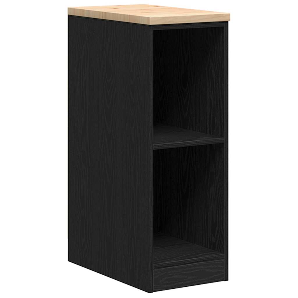 vidaXL Garażowa szafka do przechowywania Czarna 30x51x85 cm