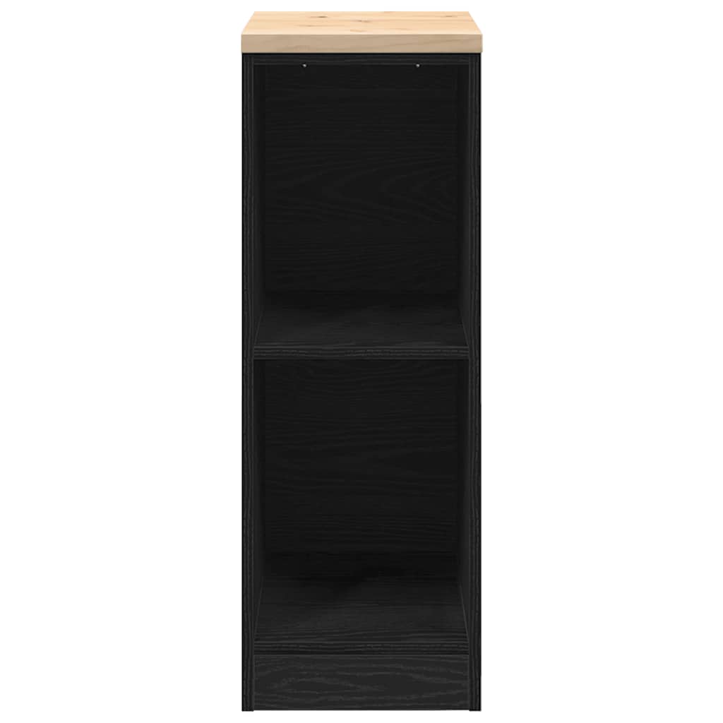 vidaXL Garażowa szafka do przechowywania Czarna 30x51x85 cm