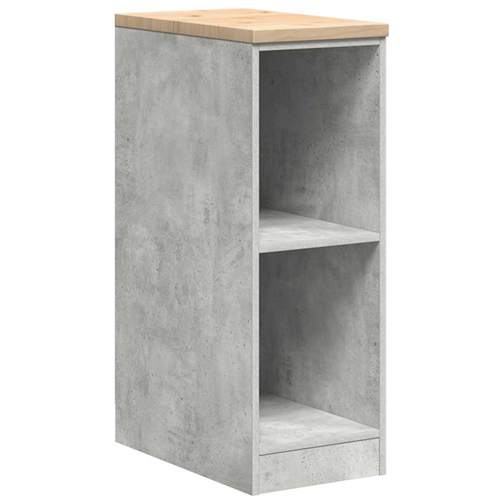 vidaXL Garażowa szafka do przechowywania Szary beton 30x51x85 cm