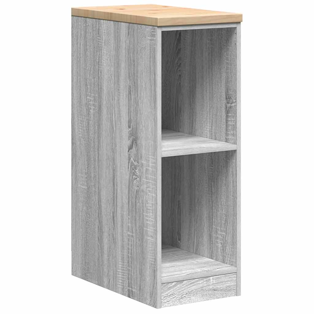 vidaXL Garażowa szafka do przechowywania Szara Sonoma 30x51x85 cm