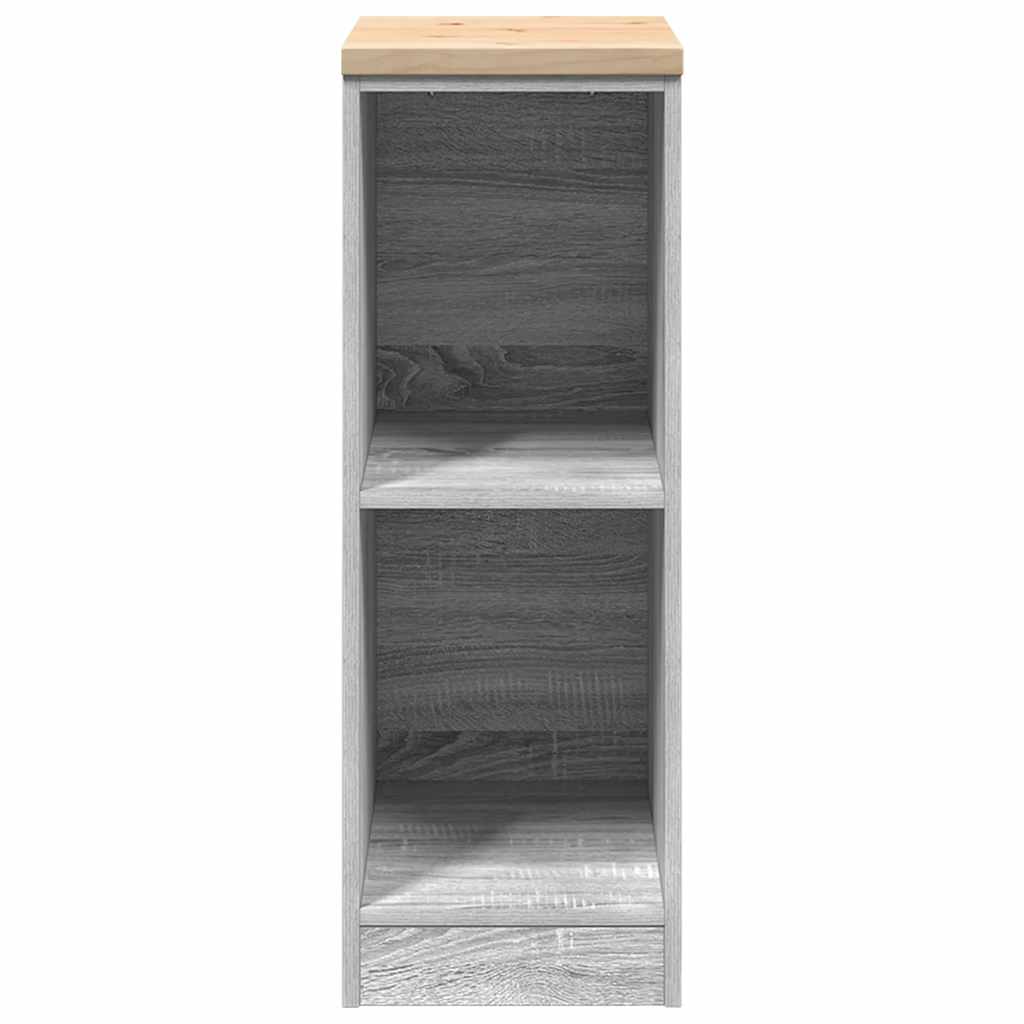 vidaXL Garażowa szafka do przechowywania Szara Sonoma 30x51x85 cm