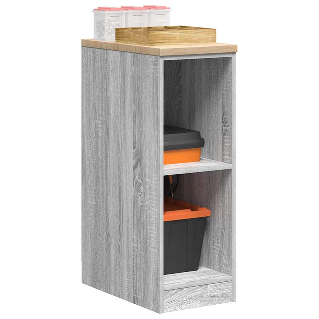 vidaXL Garażowa szafka do przechowywania Szara Sonoma 30x51x85 cm