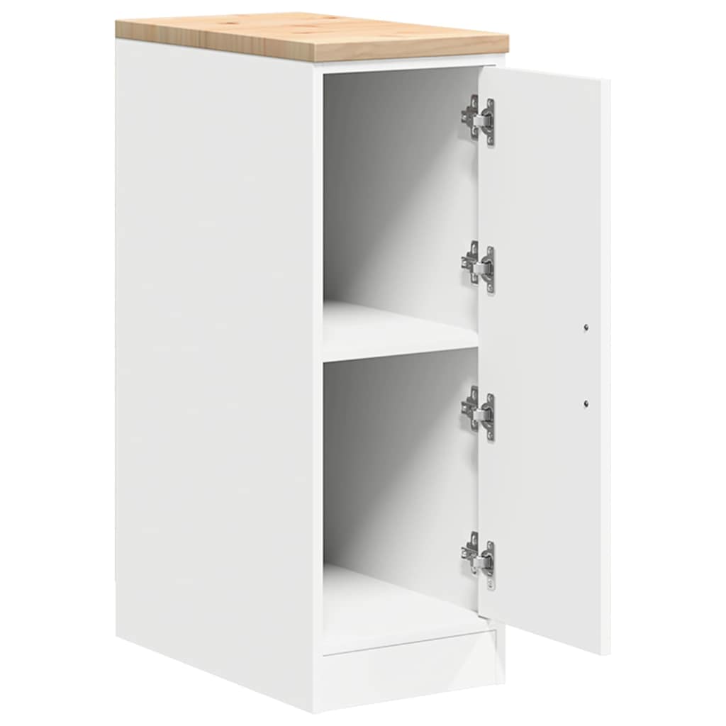 vidaXL Garażowa szafka do przechowywania Biała 30x51x85 cm