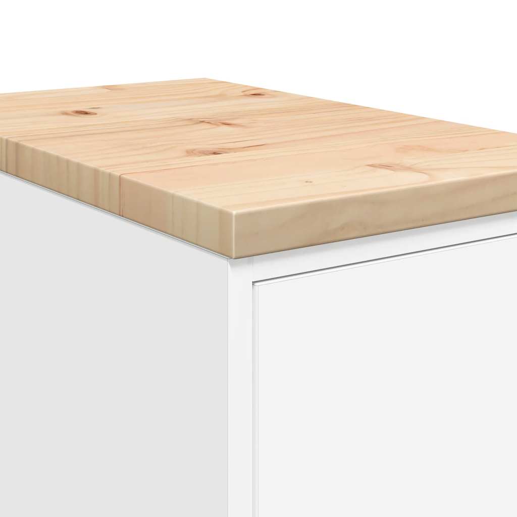 vidaXL Garażowa szafka do przechowywania Biała 30x51x85 cm