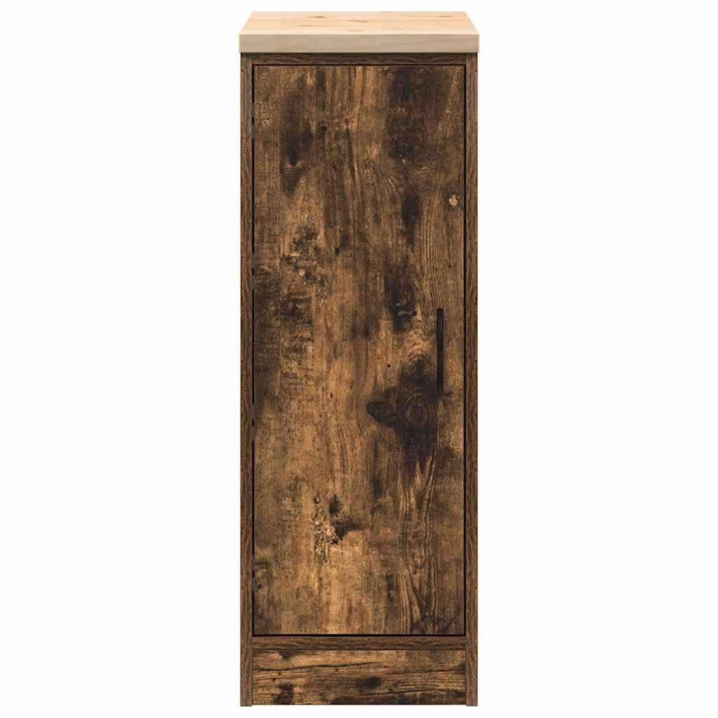 vidaXL Garażowa szafka do przechowywania Dąb wędzony 30x51x85 cm