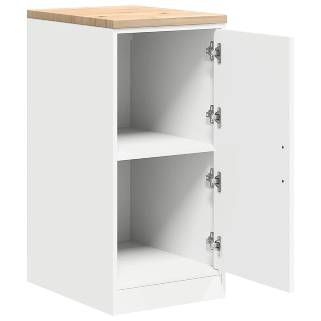 vidaXL Garażowa szafka do przechowywania Biała 40x51x85 cm