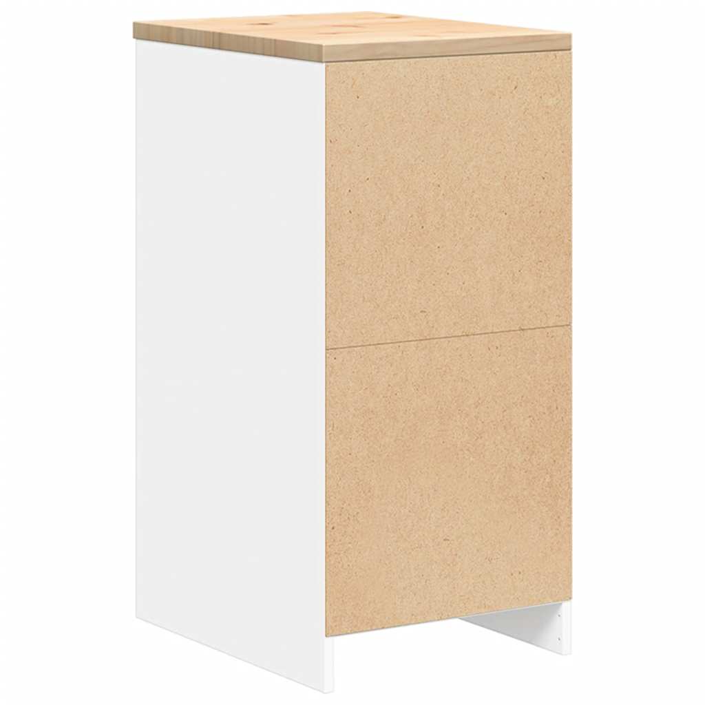 vidaXL Garażowa szafka do przechowywania Biała 40x51x85 cm