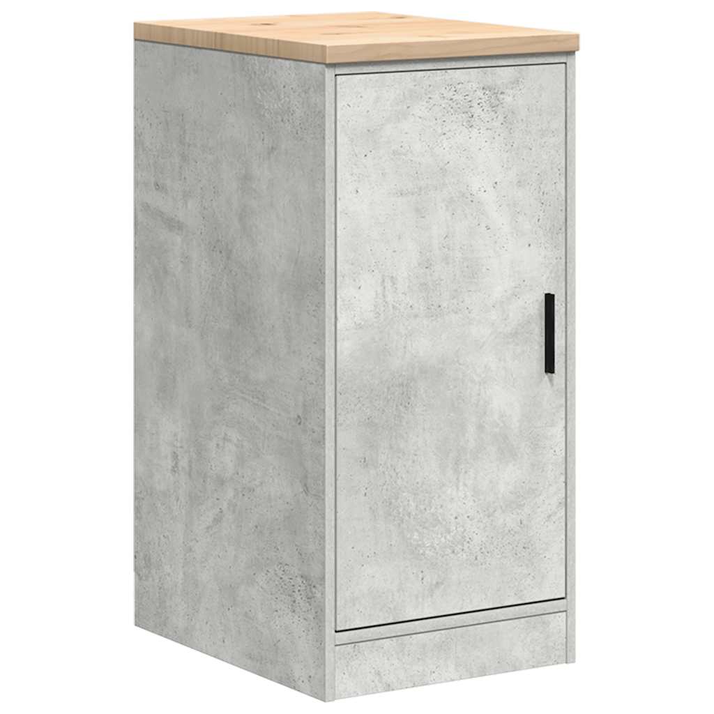vidaXL Garażowa szafka do przechowywania Szary beton 40x51x85 cm