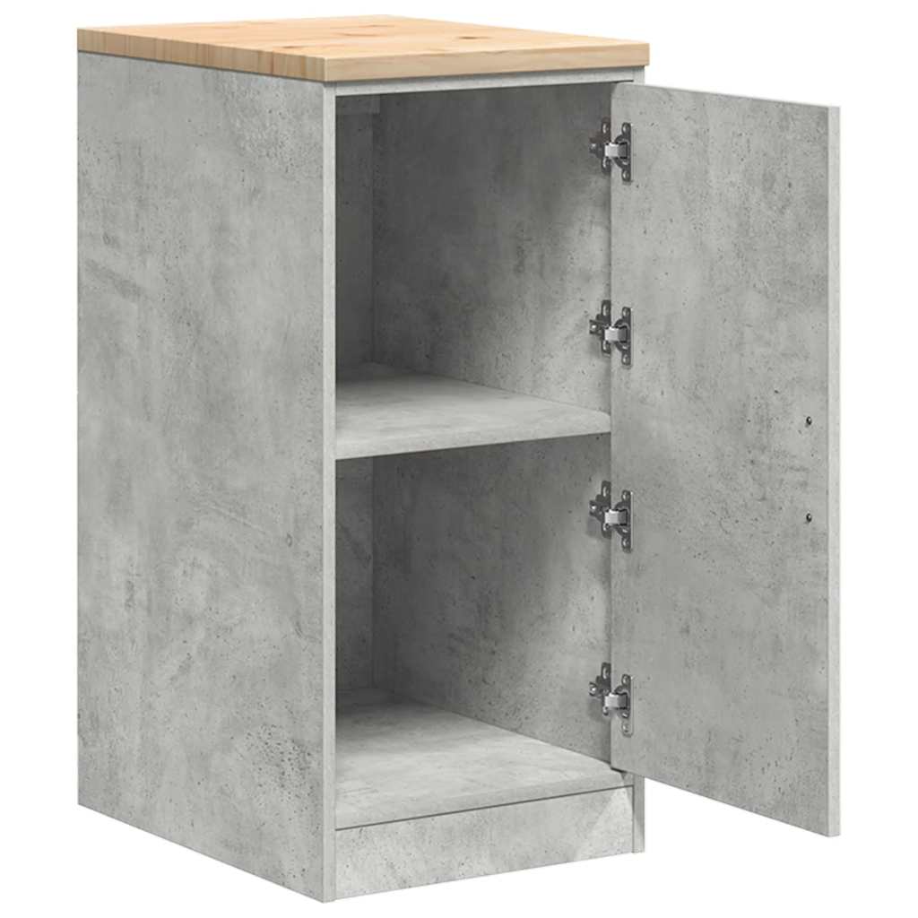 vidaXL Garażowa szafka do przechowywania Szary beton 40x51x85 cm