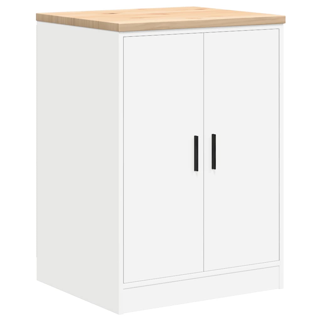 vidaXL Garażowa szafka do przechowywania Biała 60x51x85 cm