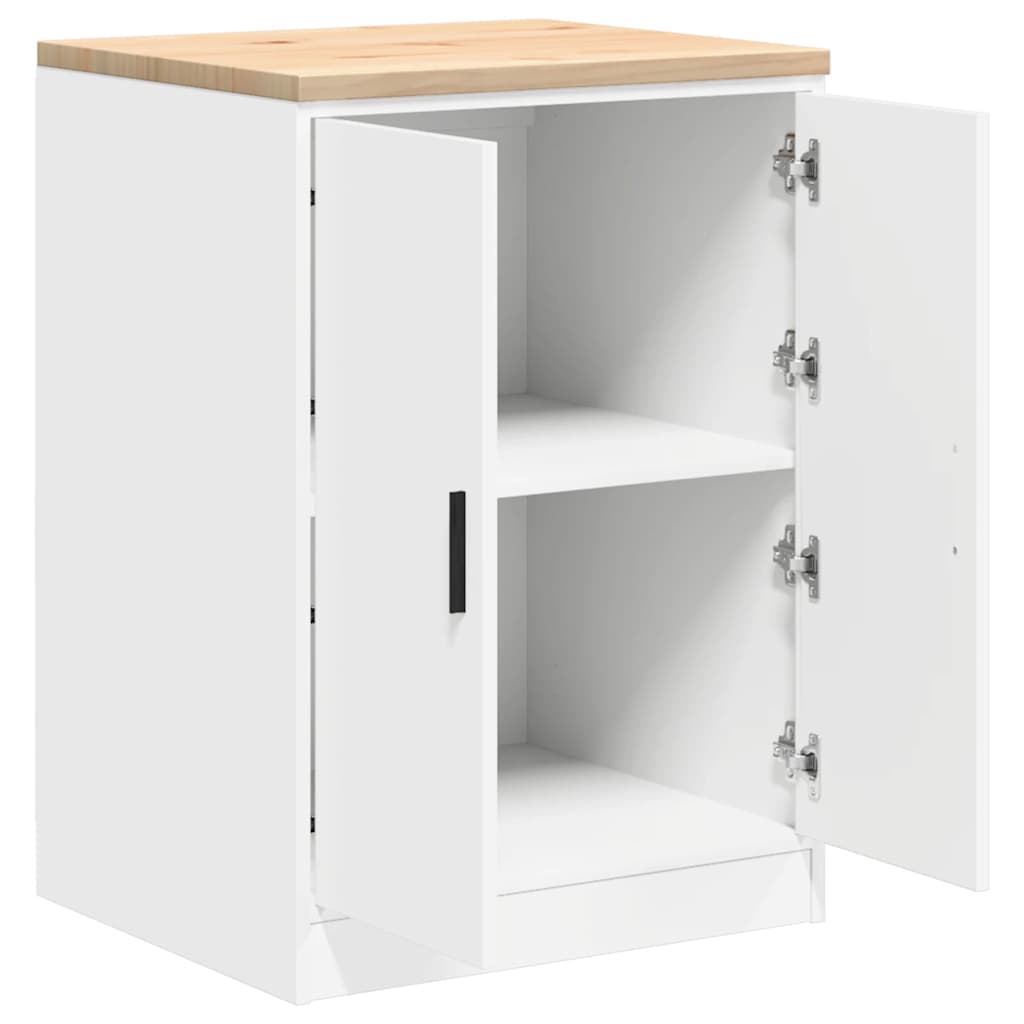 vidaXL Garażowa szafka do przechowywania Biała 60x51x85 cm