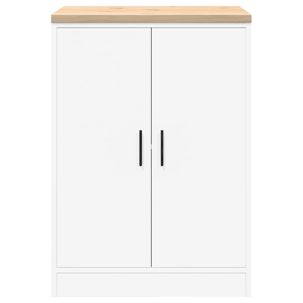 vidaXL Garażowa szafka do przechowywania Biała 60x51x85 cm