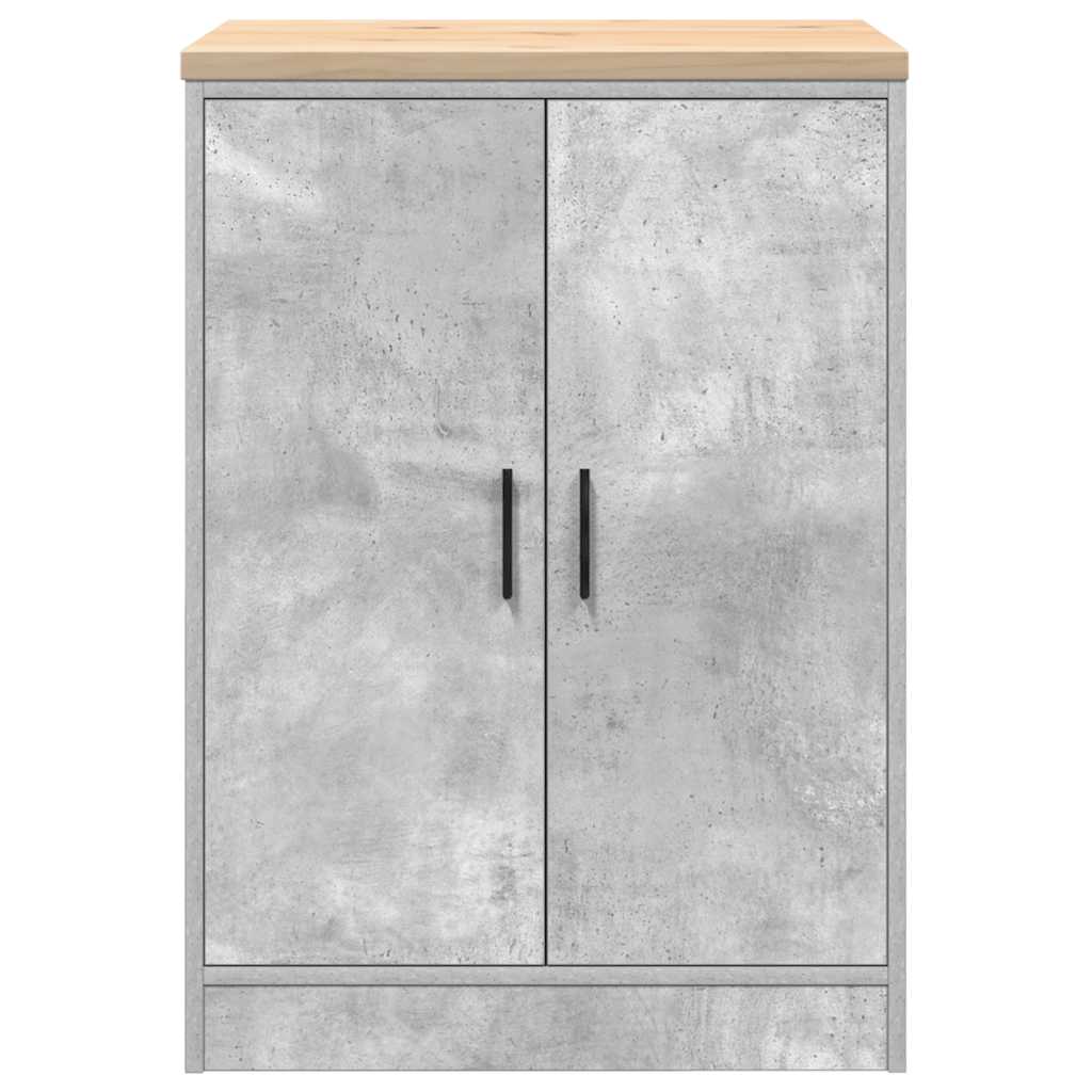 vidaXL Garażowa szafka do przechowywania Szary beton 60x51x85 cm