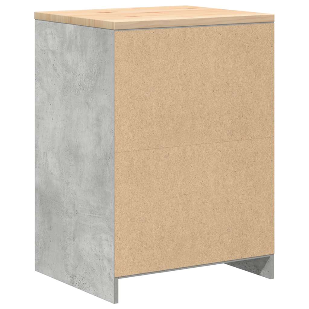 vidaXL Garażowa szafka do przechowywania Szary beton 60x51x85 cm