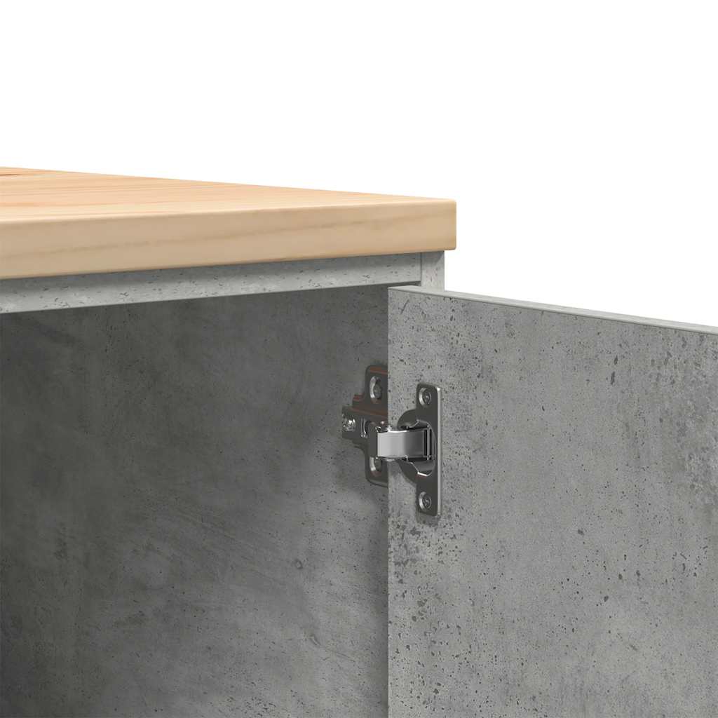 vidaXL Garażowa szafka do przechowywania Szary beton 60x51x85 cm