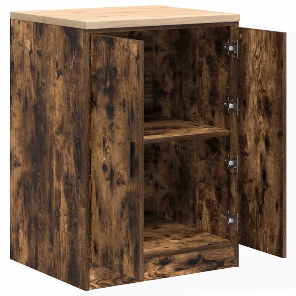 vidaXL Garażowa szafka do przechowywania Dąb wędzony 60x51x85 cm