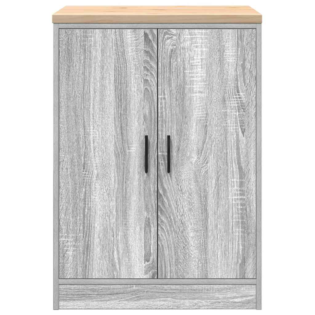 vidaXL Garażowa szafka do przechowywania Szara Sonoma 60x51x85 cm