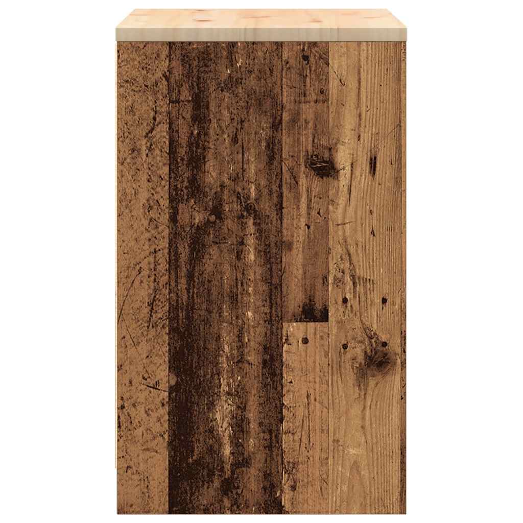 vidaXL Garażowa szafka do przechowywania Stare drewno 60x51x85 cm