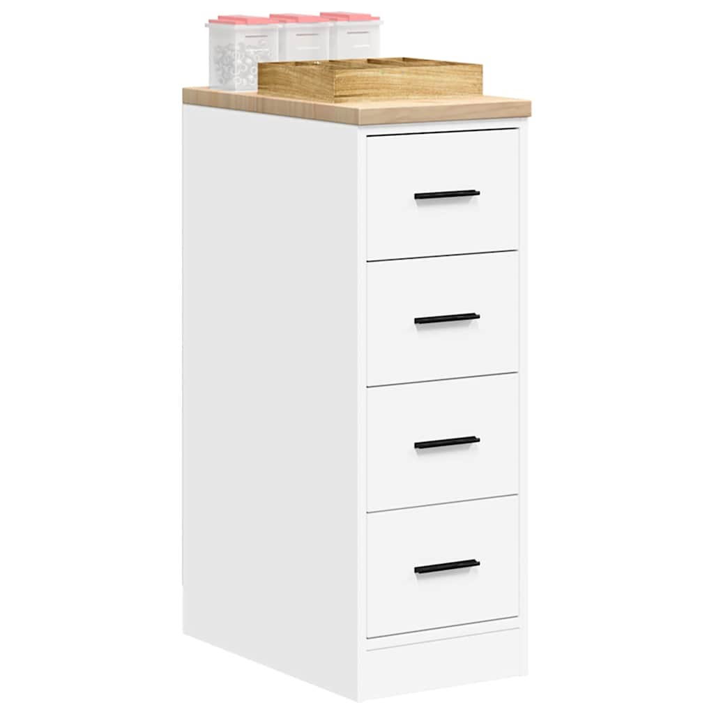 vidaXL Garażowa szafka do przechowywania Biała 30x51x85 cm