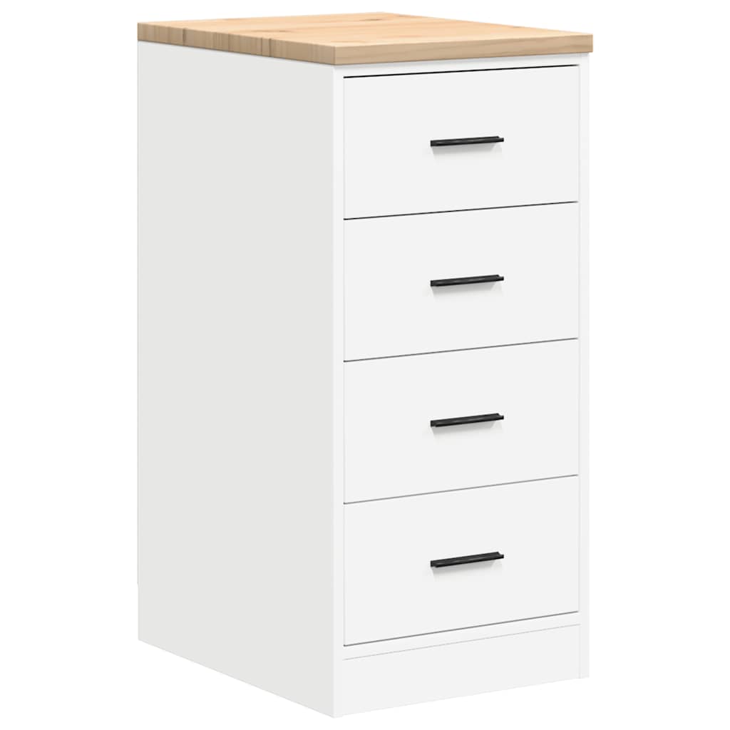 vidaXL Garażowa szafka do przechowywania Biała 40x51x85 cm