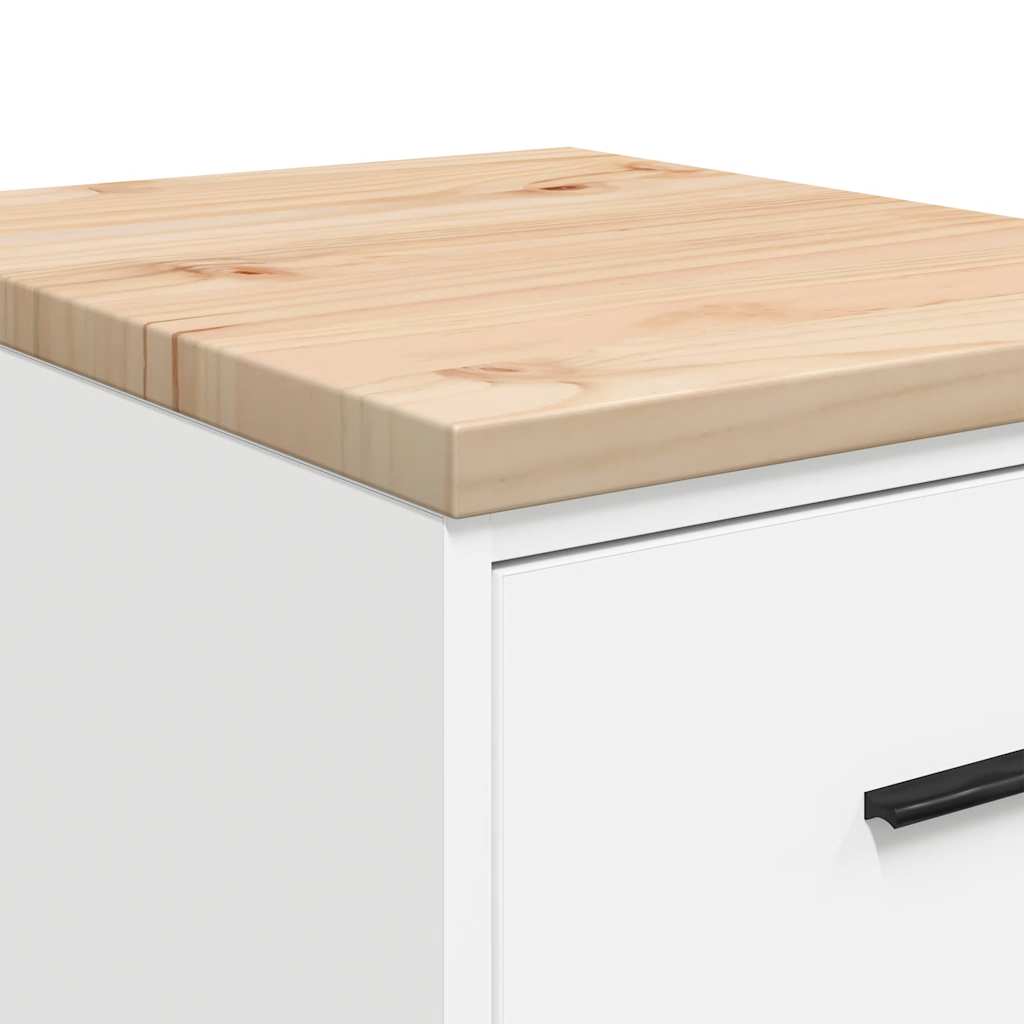 vidaXL Garażowa szafka do przechowywania Biała 40x51x85 cm