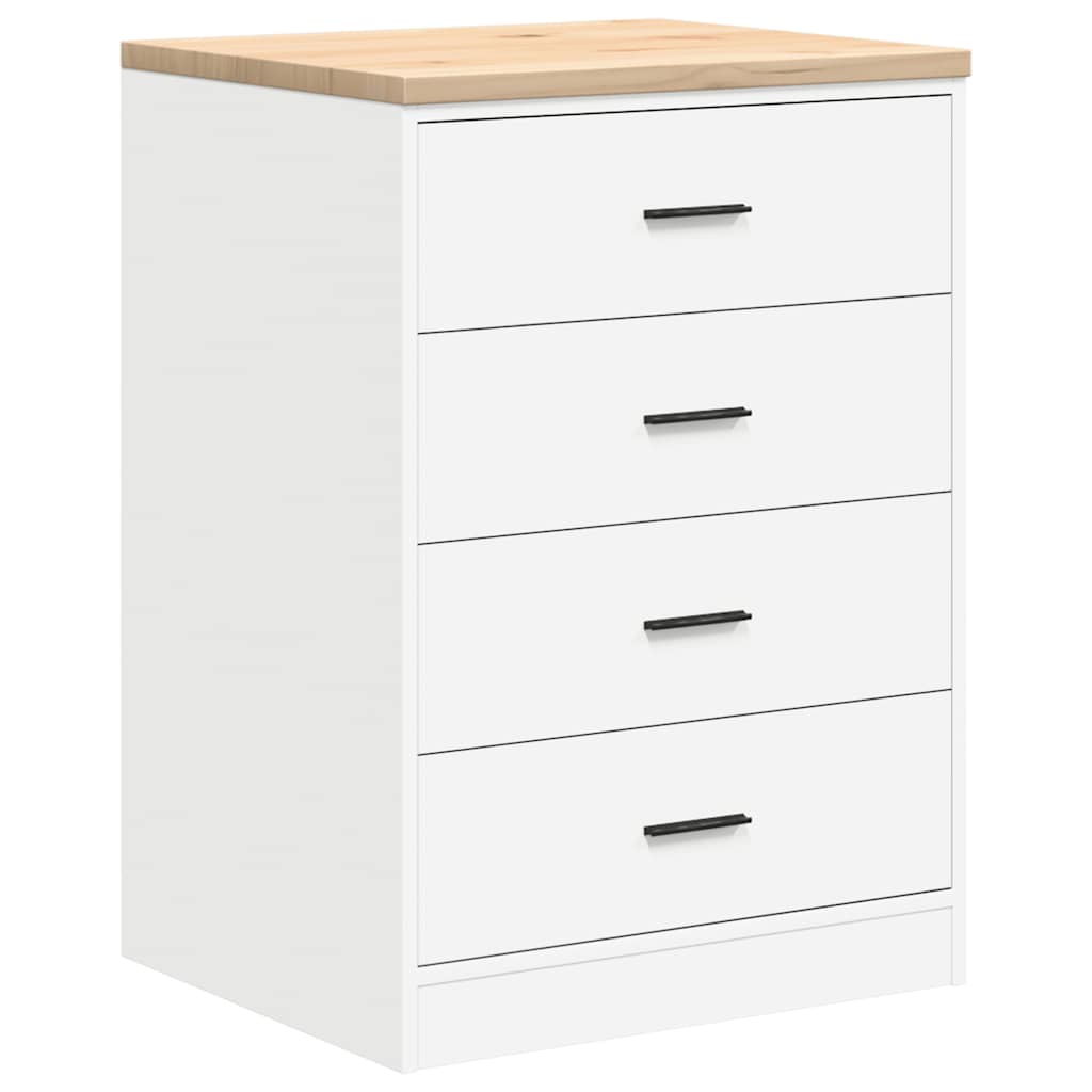 vidaXL Garażowa szafka do przechowywania Biała 60x51x85 cm