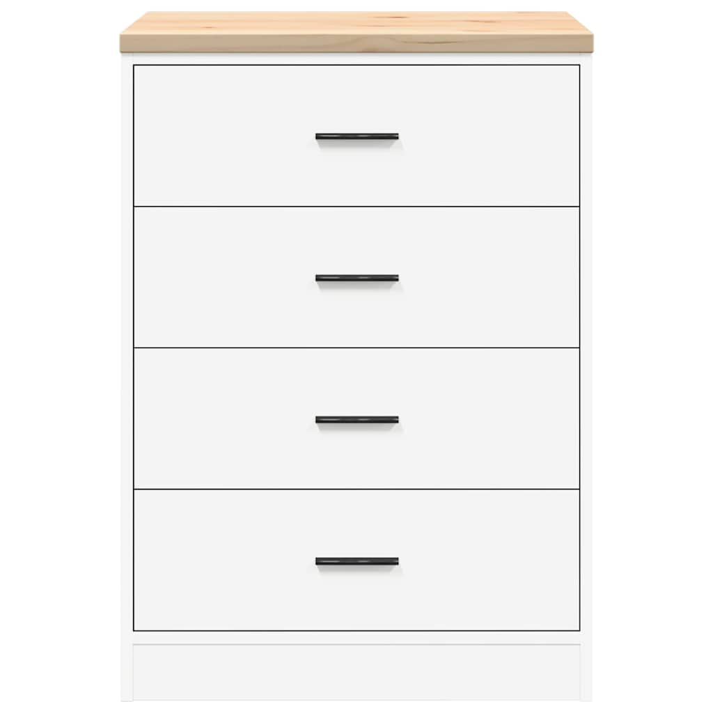 vidaXL Garażowa szafka do przechowywania Biała 60x51x85 cm