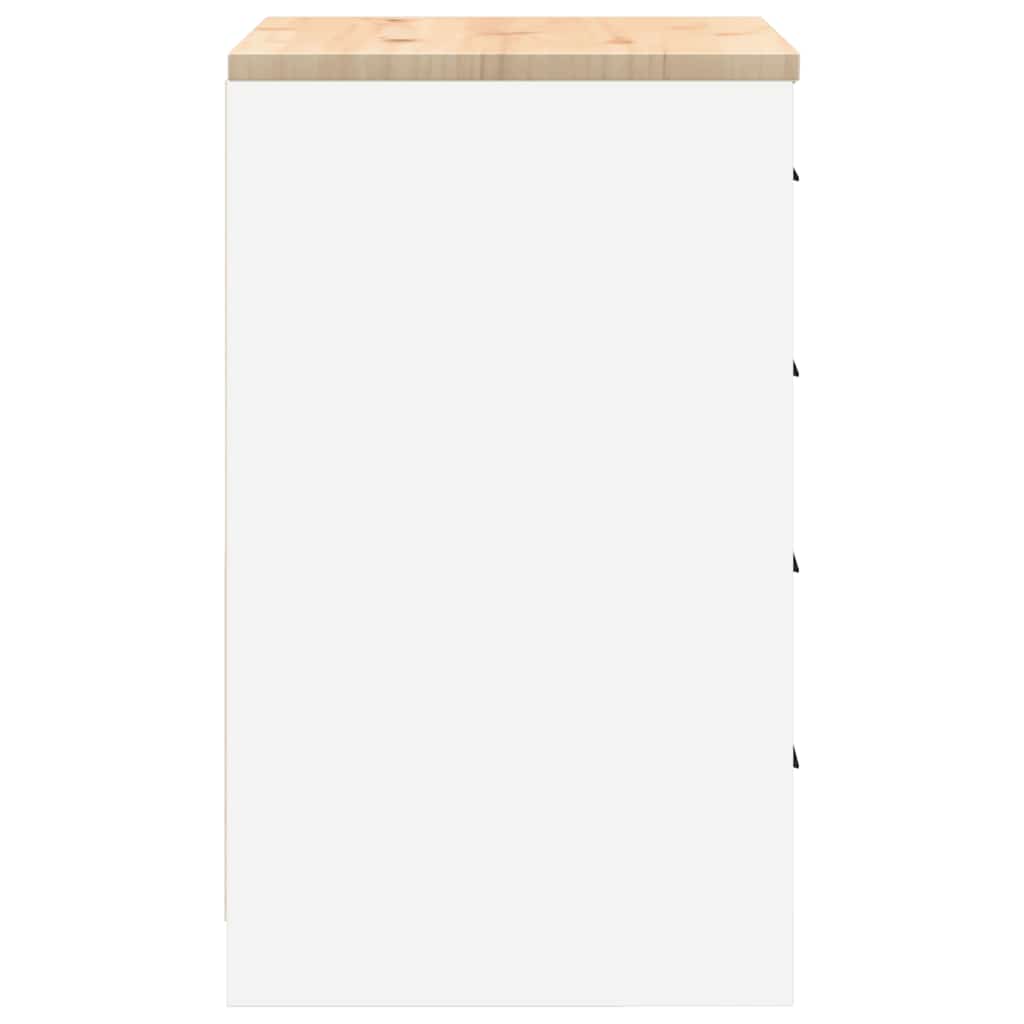 vidaXL Garażowa szafka do przechowywania Biała 60x51x85 cm