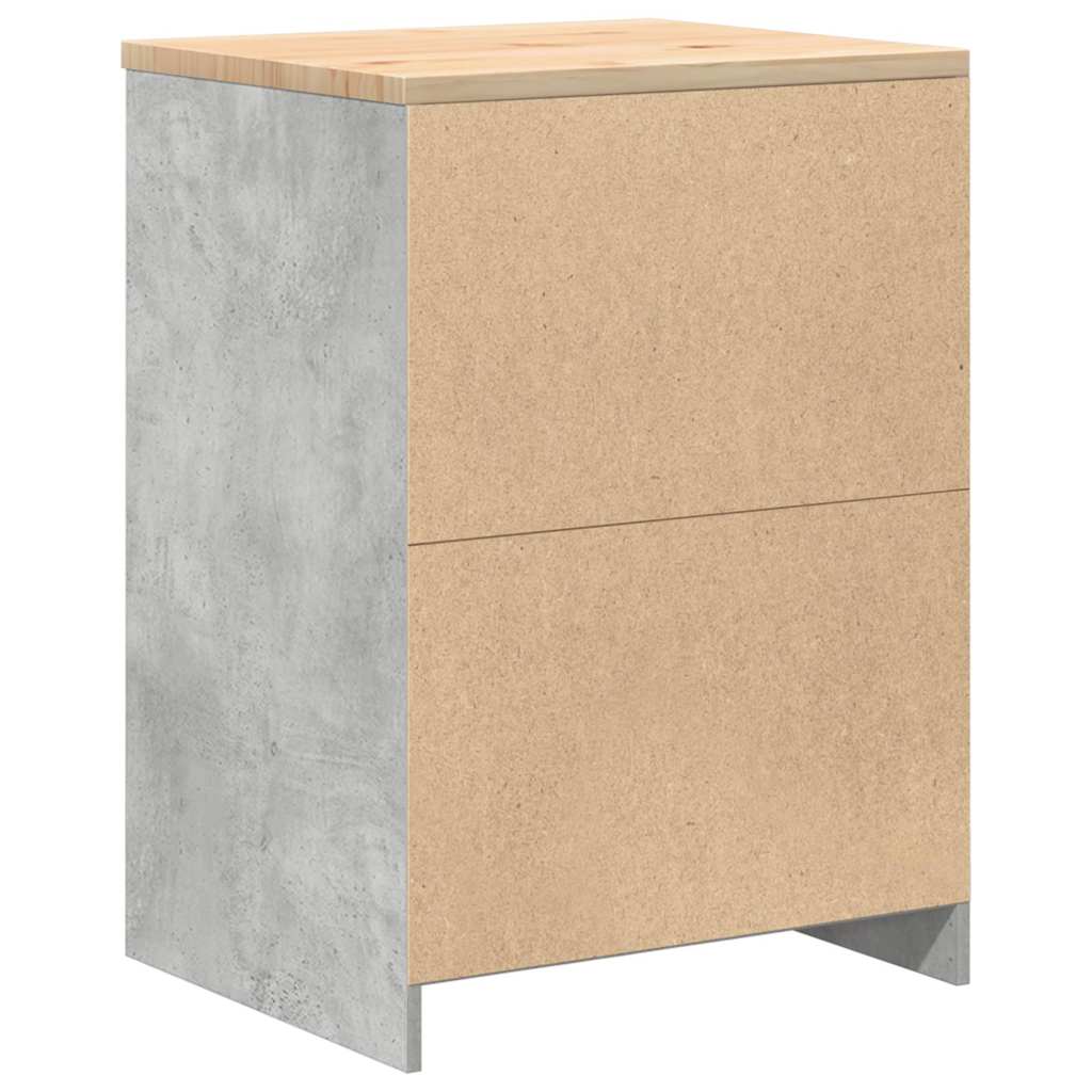 vidaXL Garażowa szafka do przechowywania Szary beton 60x51x85 cm