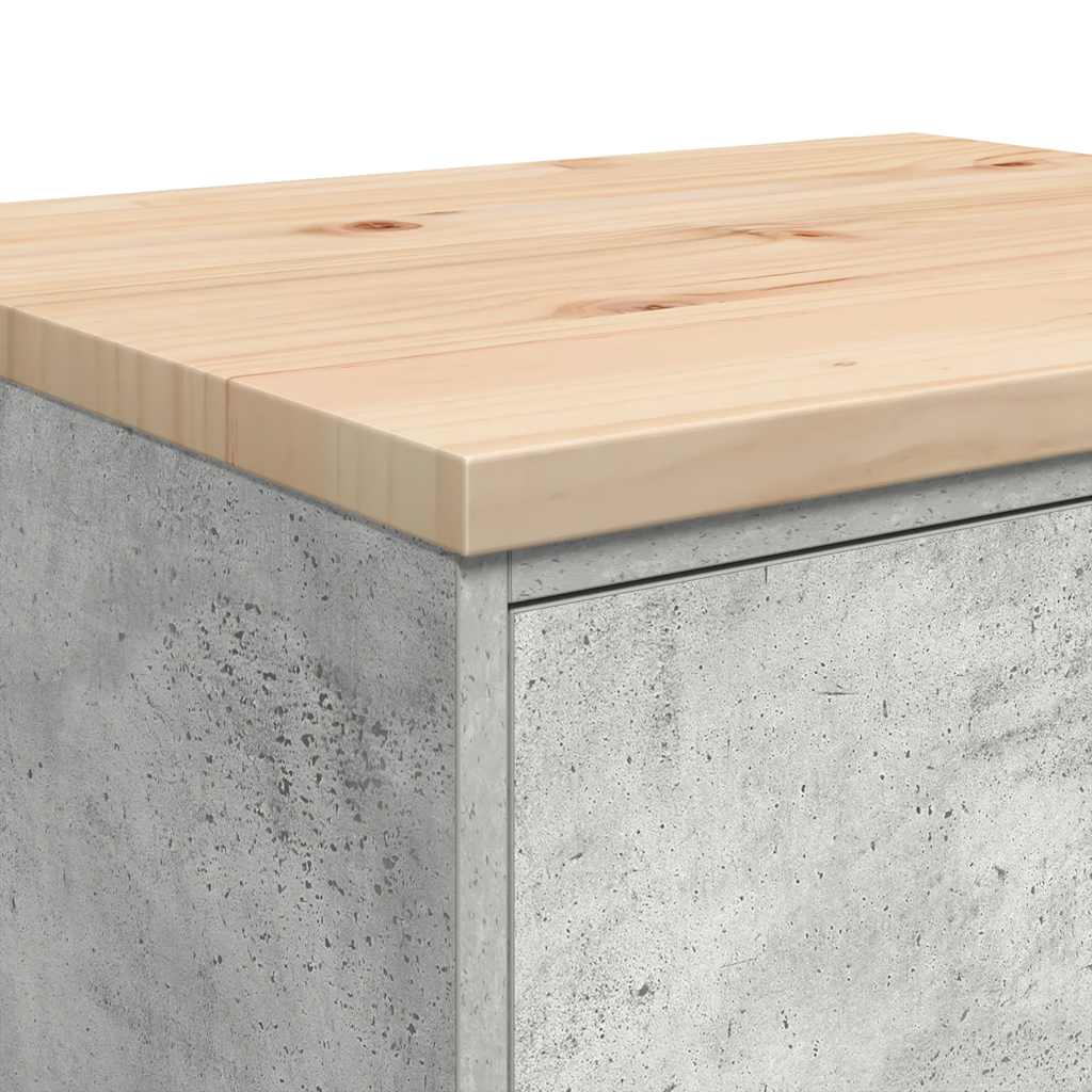 vidaXL Garażowa szafka do przechowywania Szary beton 60x51x85 cm