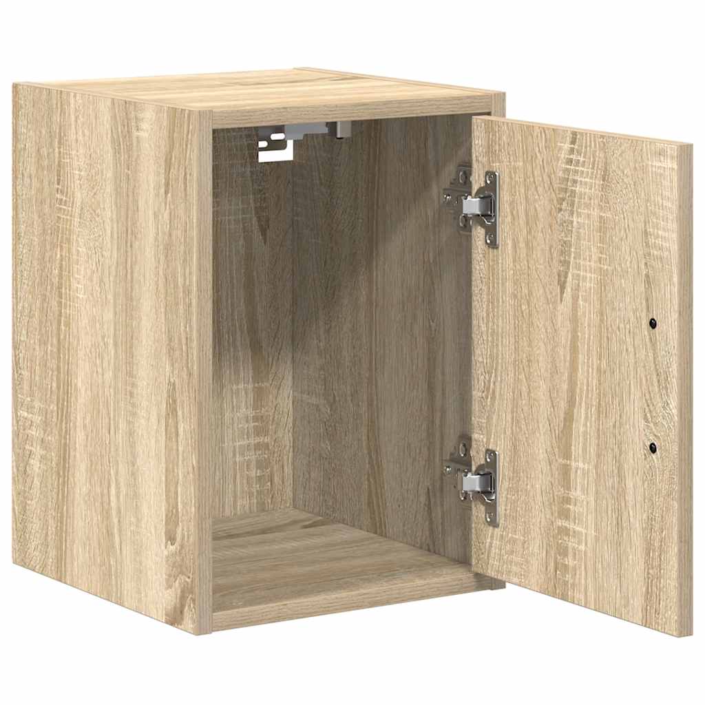 vidaXL Garażowa szafka ścienna Sonoma Oak Drewno klejone