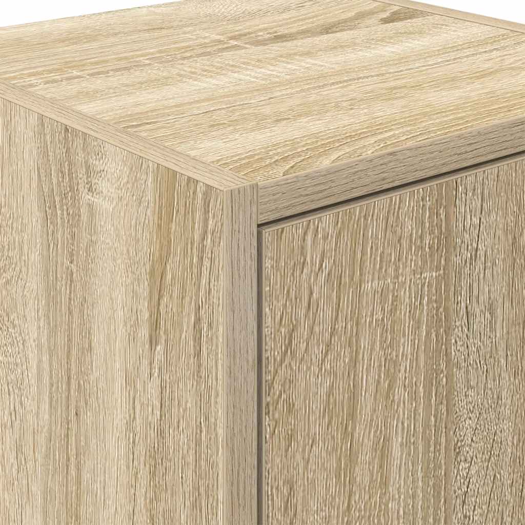 vidaXL Garażowa szafka ścienna Sonoma Oak Drewno klejone