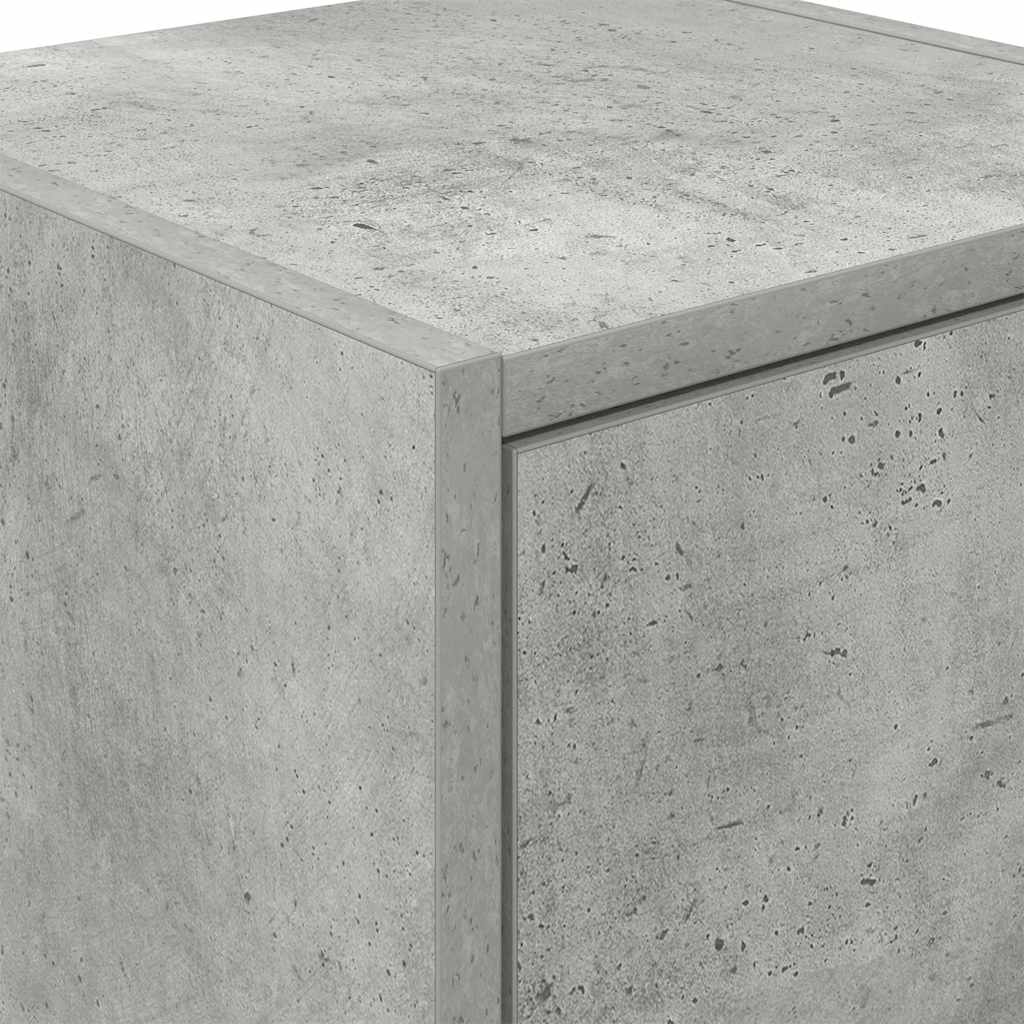 vidaXL Garażowe szafki ścienne 2 szt. Beton Szary Drewno klejone