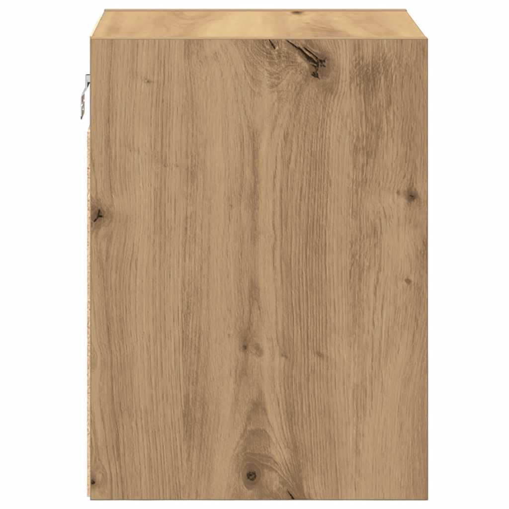 vidaXL Garażowa szafka ścienna Artisan Oak Drewno klejone