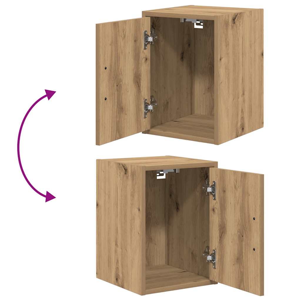 vidaXL Garażowa szafka ścienna Artisan Oak Drewno klejone