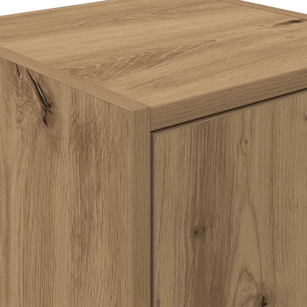 vidaXL Garażowa szafka ścienna Artisan Oak Drewno klejone
