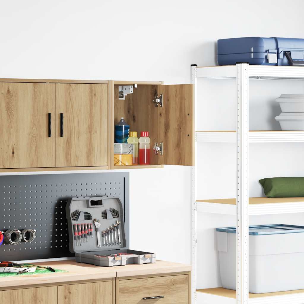 vidaXL Garażowa szafka ścienna Artisan Oak Drewno klejone