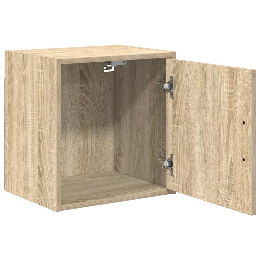 vidaXL Garażowa szafka ścienna Sonoma Oak Drewno klejone