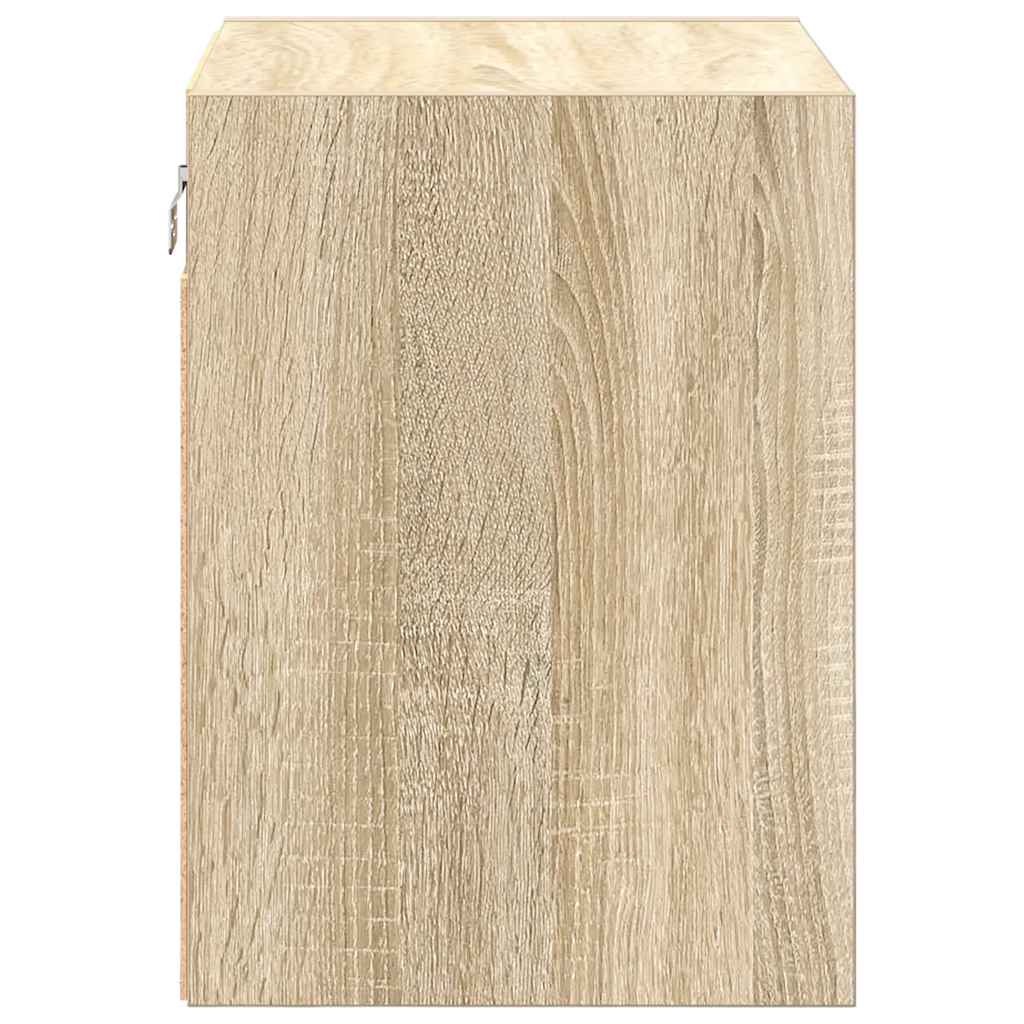 vidaXL Garażowa szafka ścienna Sonoma Oak Drewno klejone
